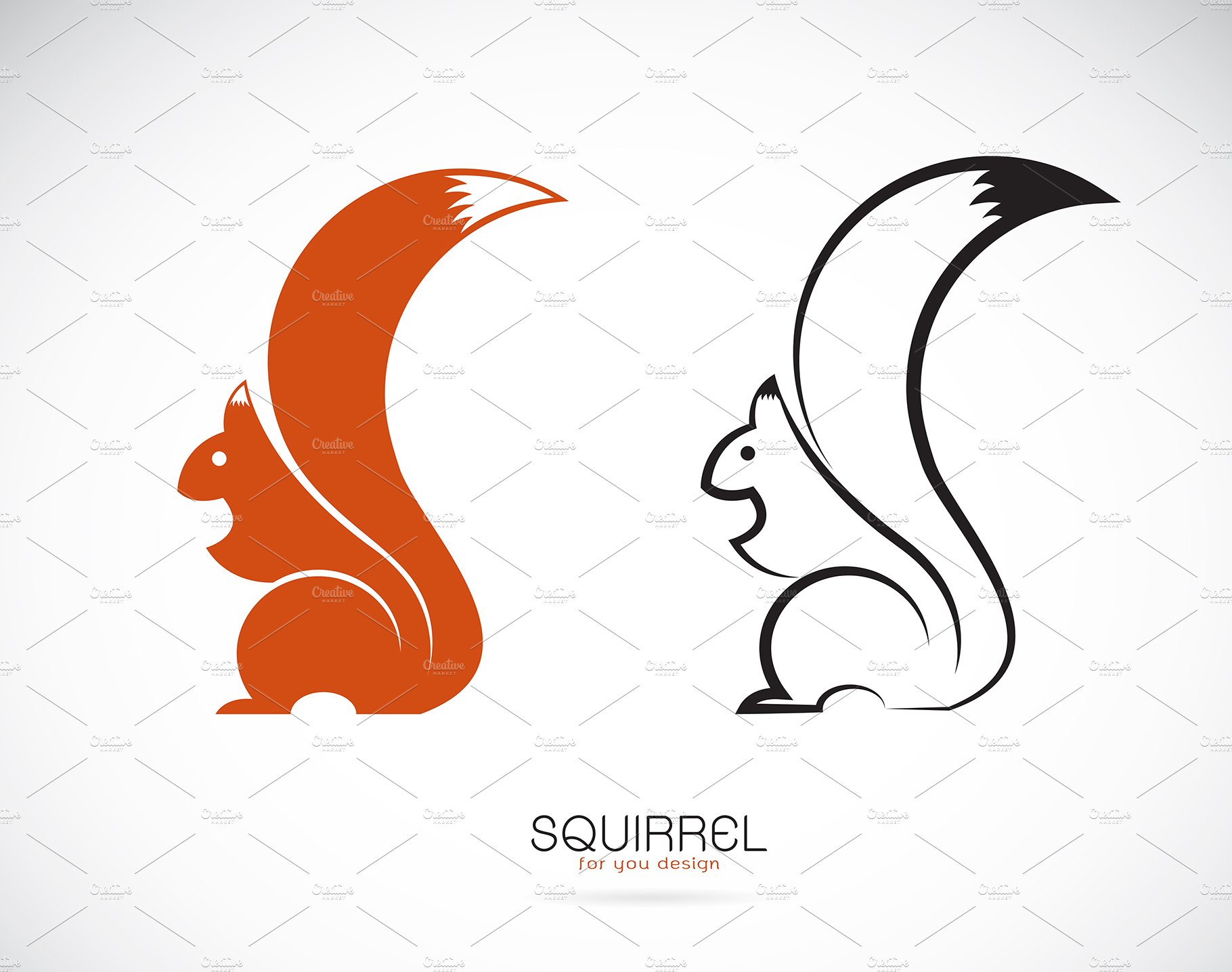 Vector of squirrel design. Animal. cover image.