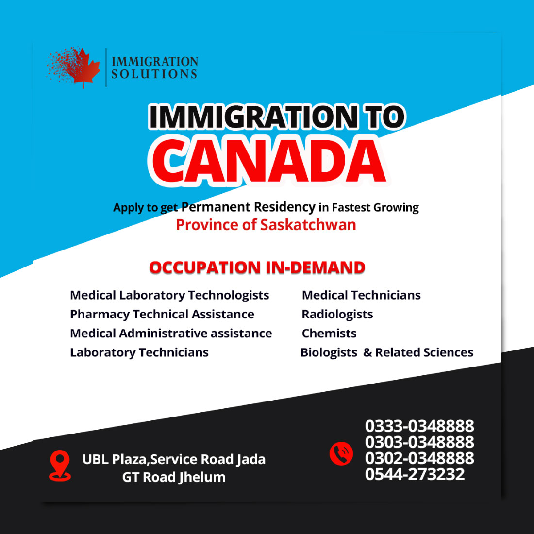 Immigration post for canada| New post design ideas preview image.