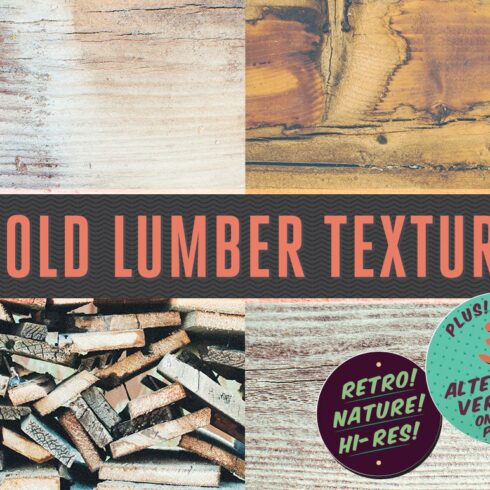 16 Old Lumber Textures cover image.