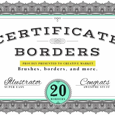 Certificate Style Ornate Brushes cover image.