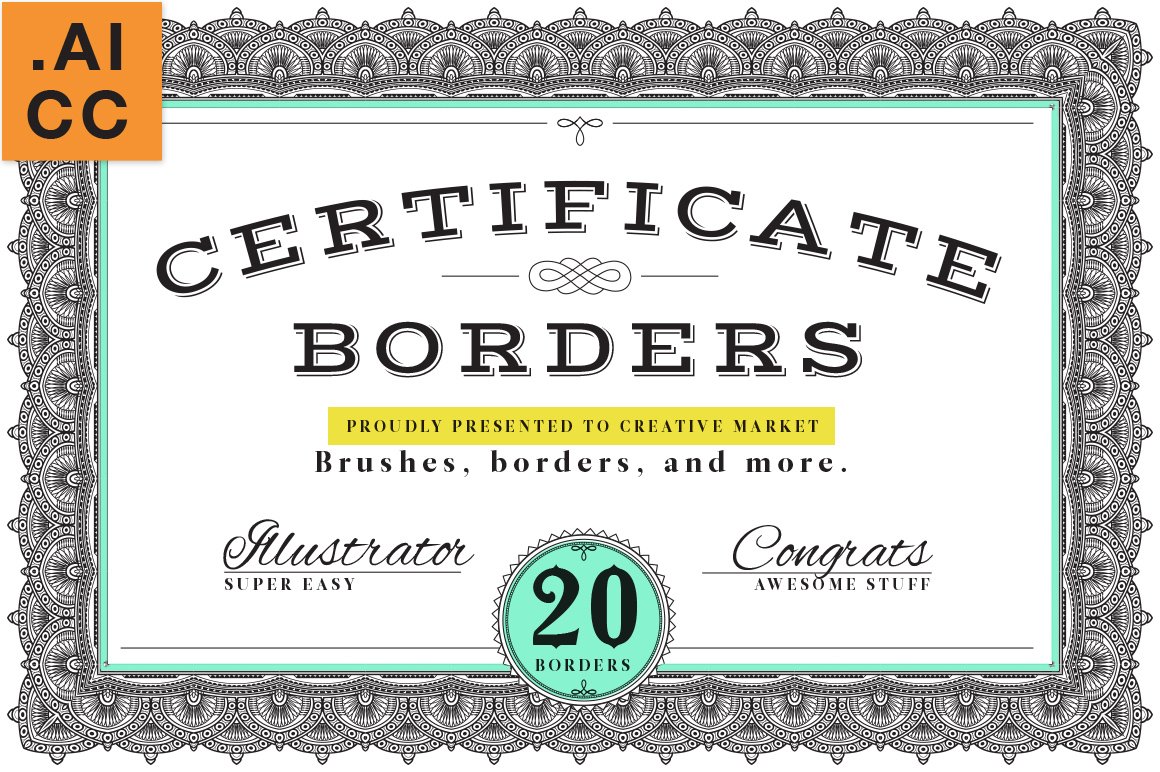 Certificate Style Ornate Brushes cover image.