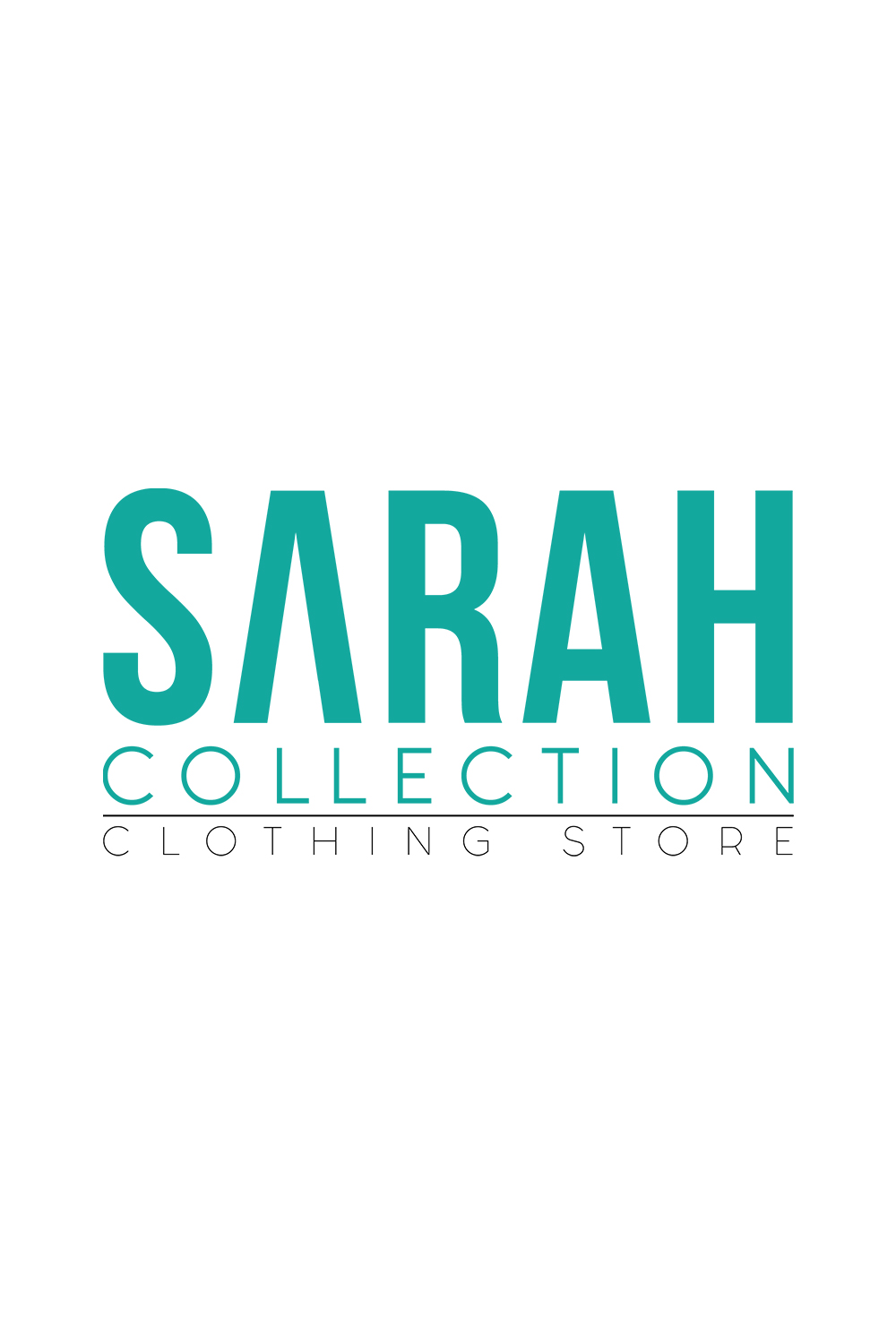 Clothing store logo design, Sarah Collection Clothing store, Logo design for a Clothing store pinterest preview image.