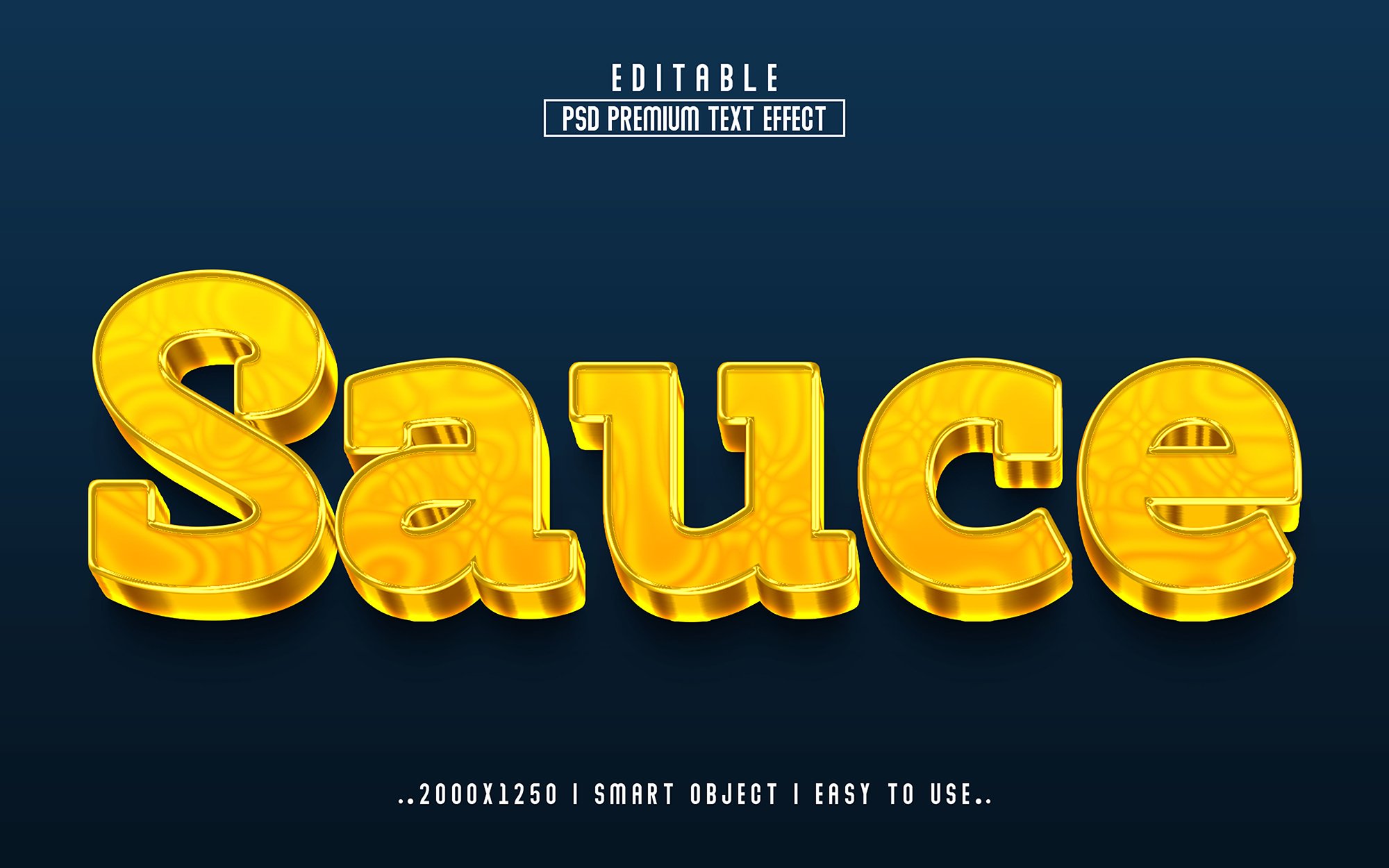 3d font that reads sauce.