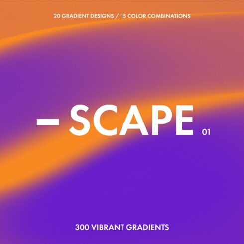 VIBRANT ABSTRACT GRADIENT TEXTURES cover image.