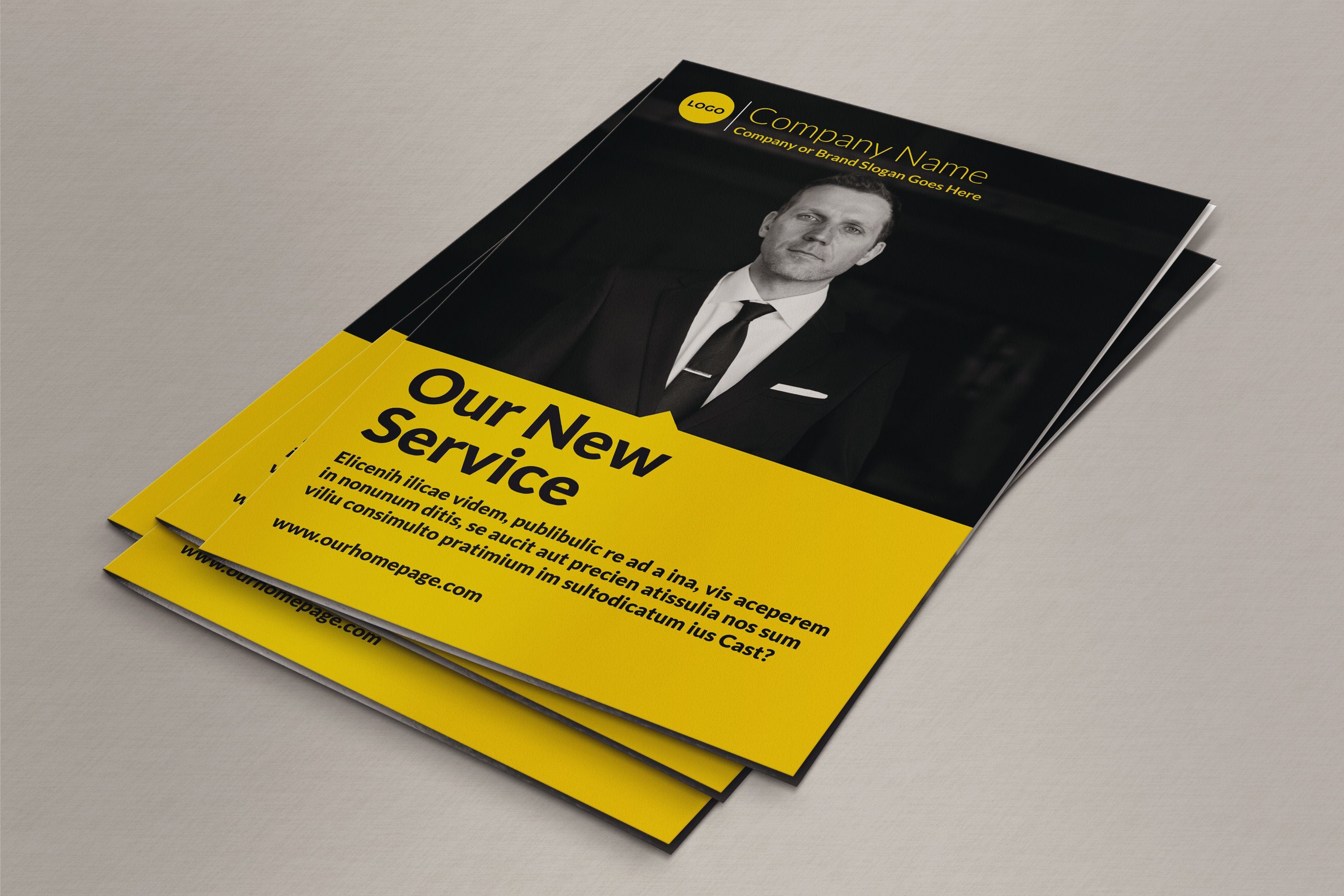 Business Bi-Fold Brochure cover image.