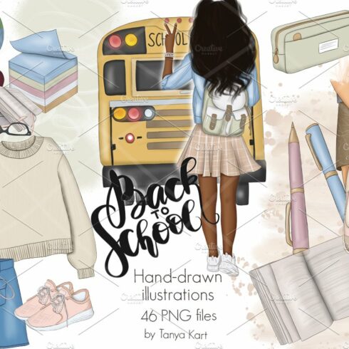 Back To School Clipart & Patterns cover image.
