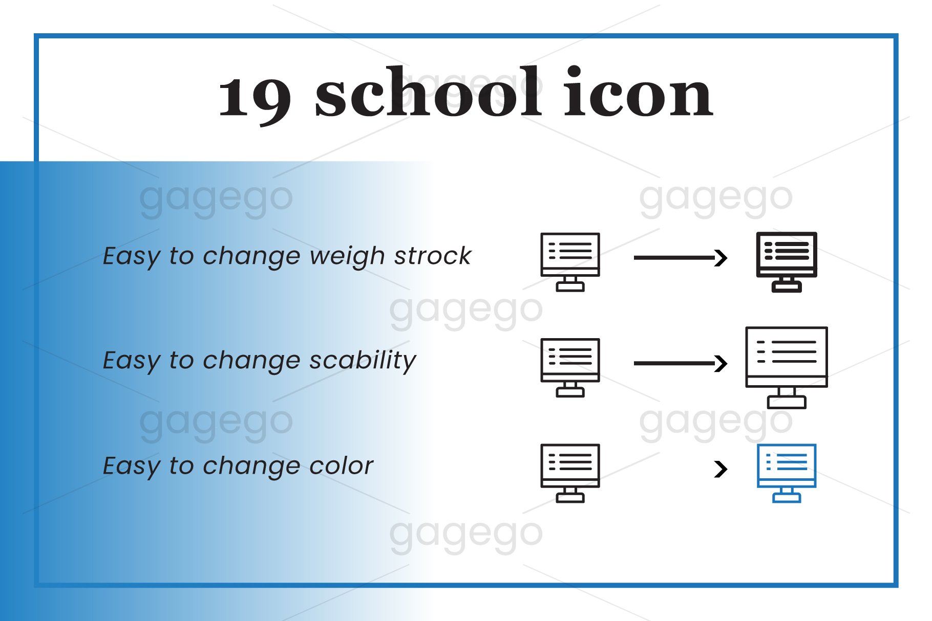 School education icon preview image.