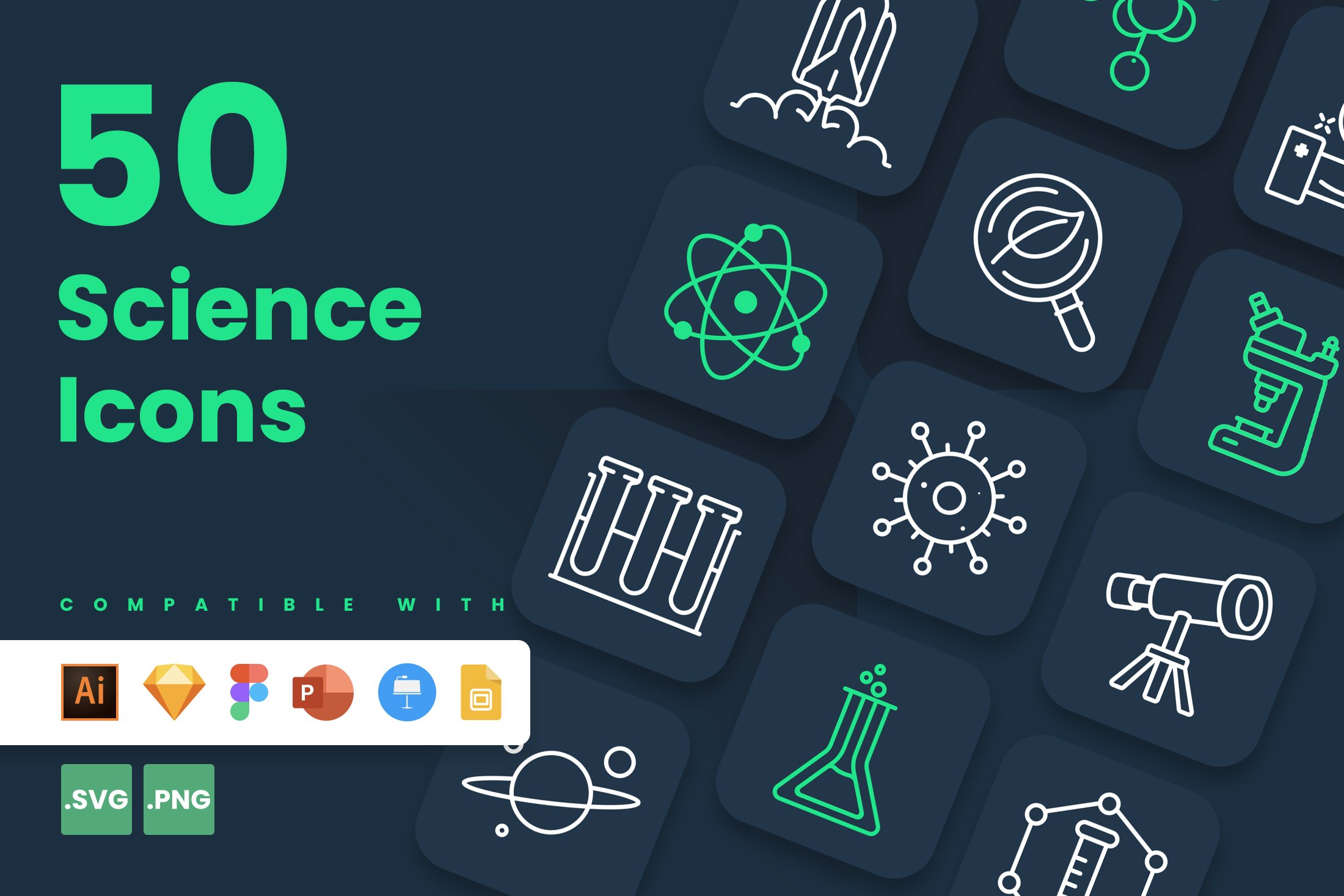 Science Icons cover image.