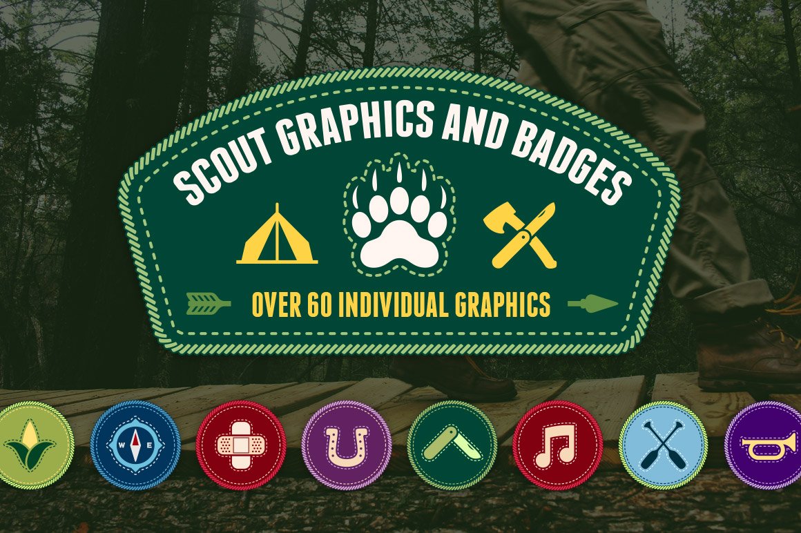 Scout badges cover image.