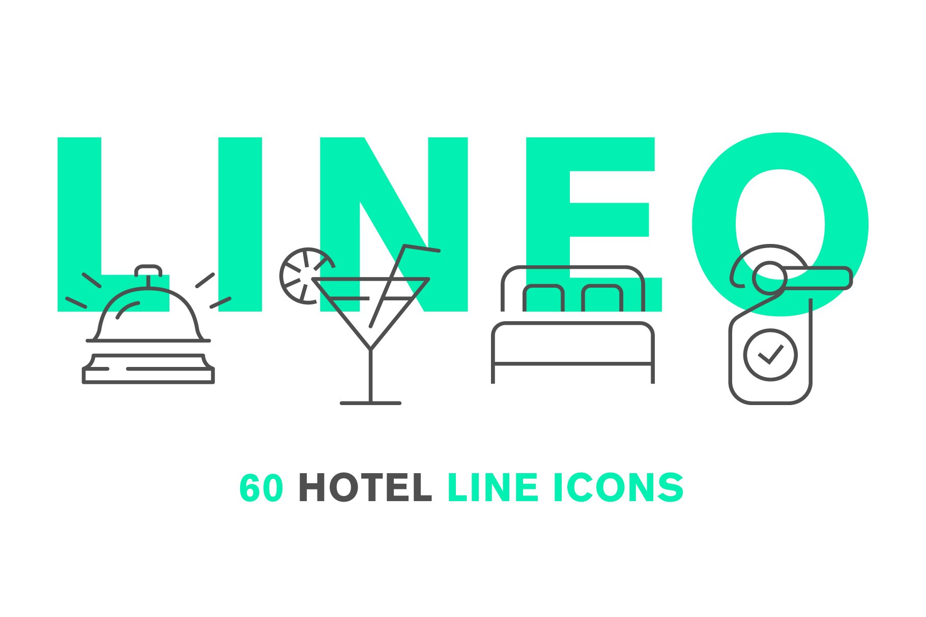 60 HOTEL ICONS cover image.