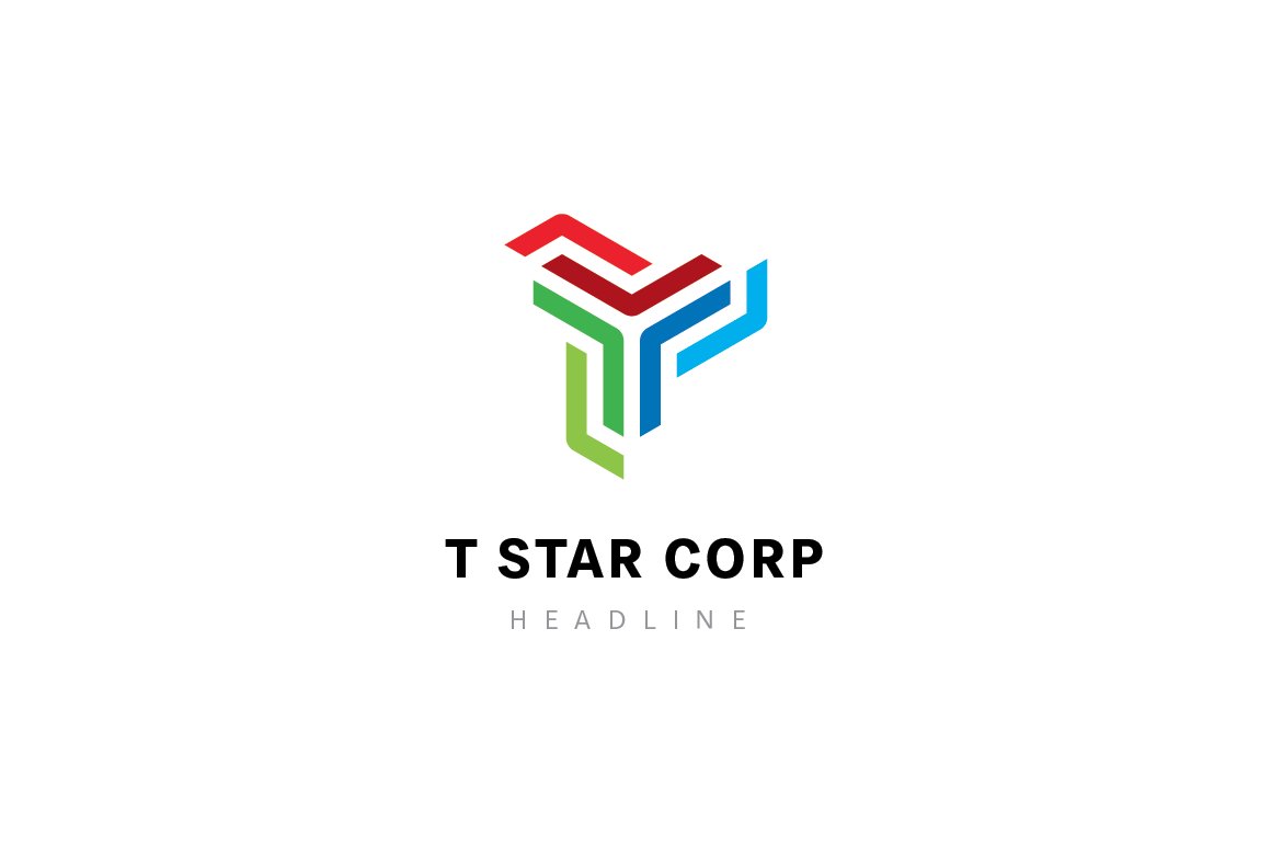 T Star corporation logo. cover image.