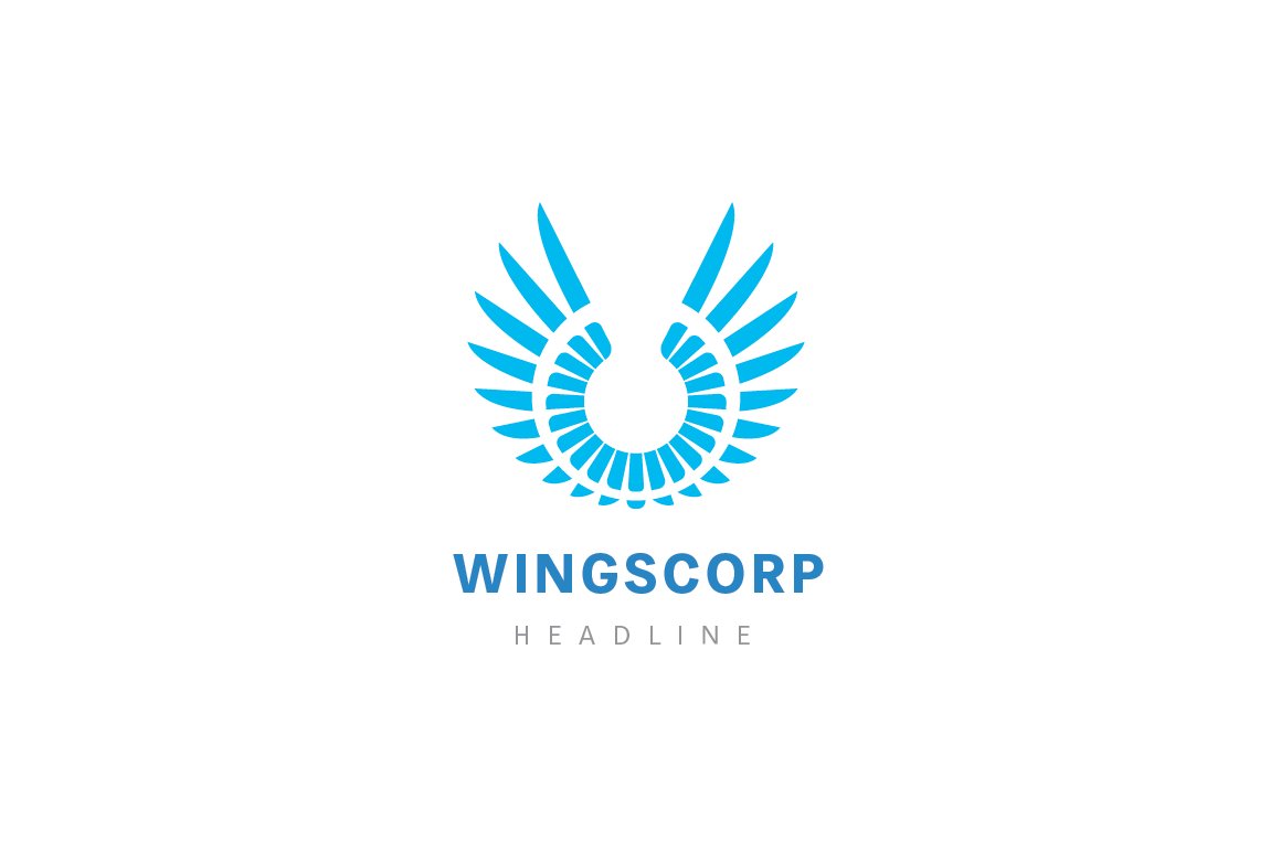 Wings Logo maker - Make a logo with DesignFreeLogoOnline