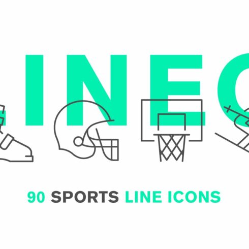 LINEO - 90 SPORTS ICONS cover image.