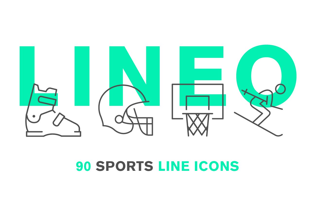 LINEO - 90 SPORTS ICONS cover image.