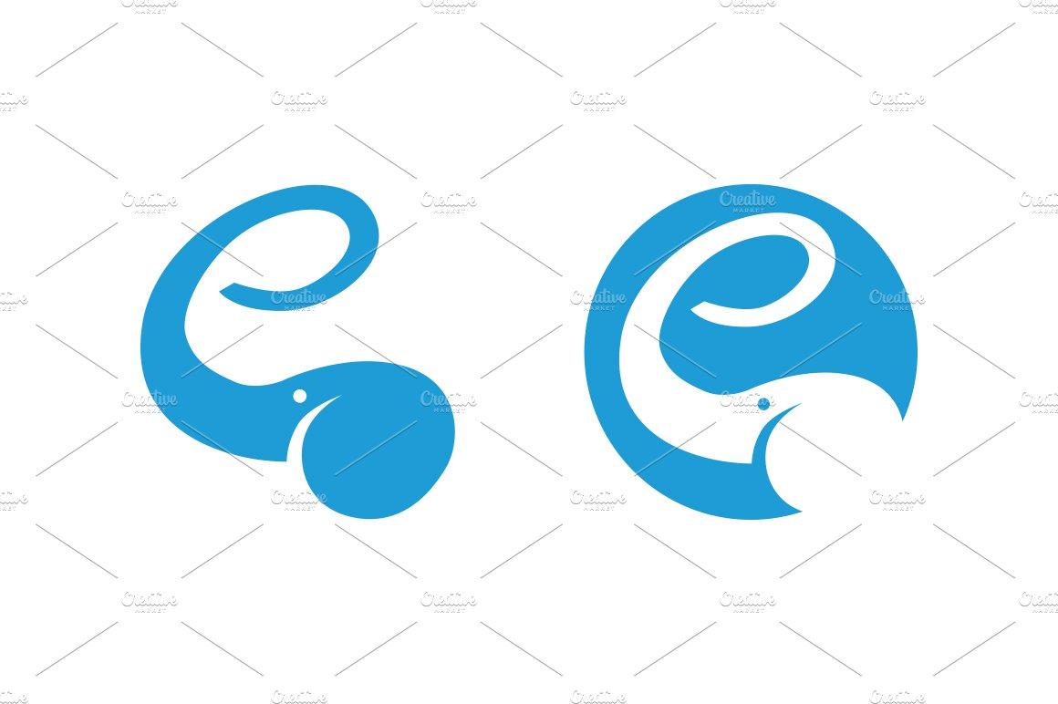 Elephant logo showing letter e cover image.