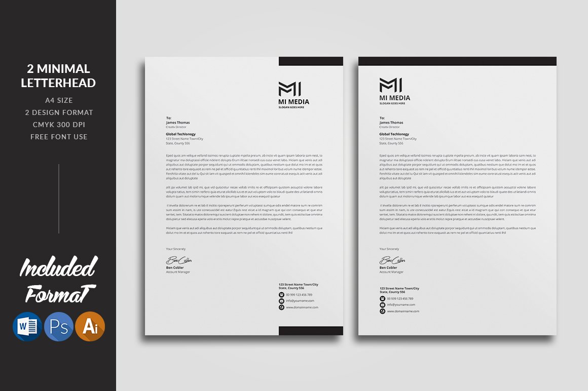 Letterhead cover image.