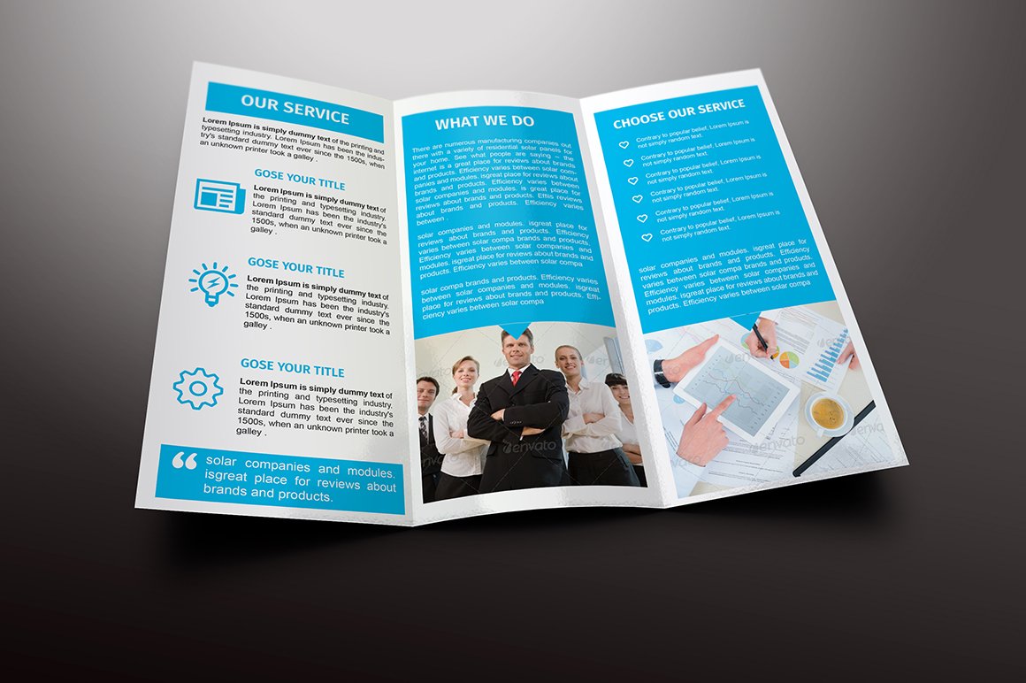 Trifold Multipurpose Brochure preview image.