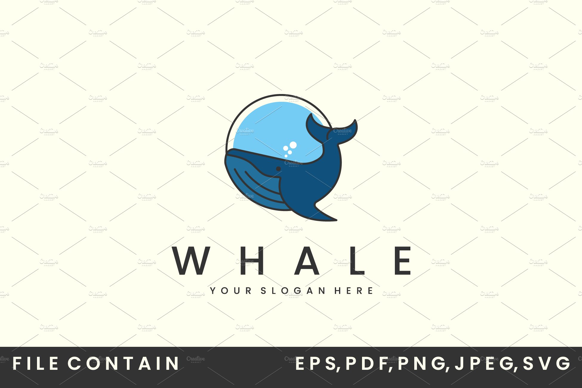whale and water vintage and emblem cover image.