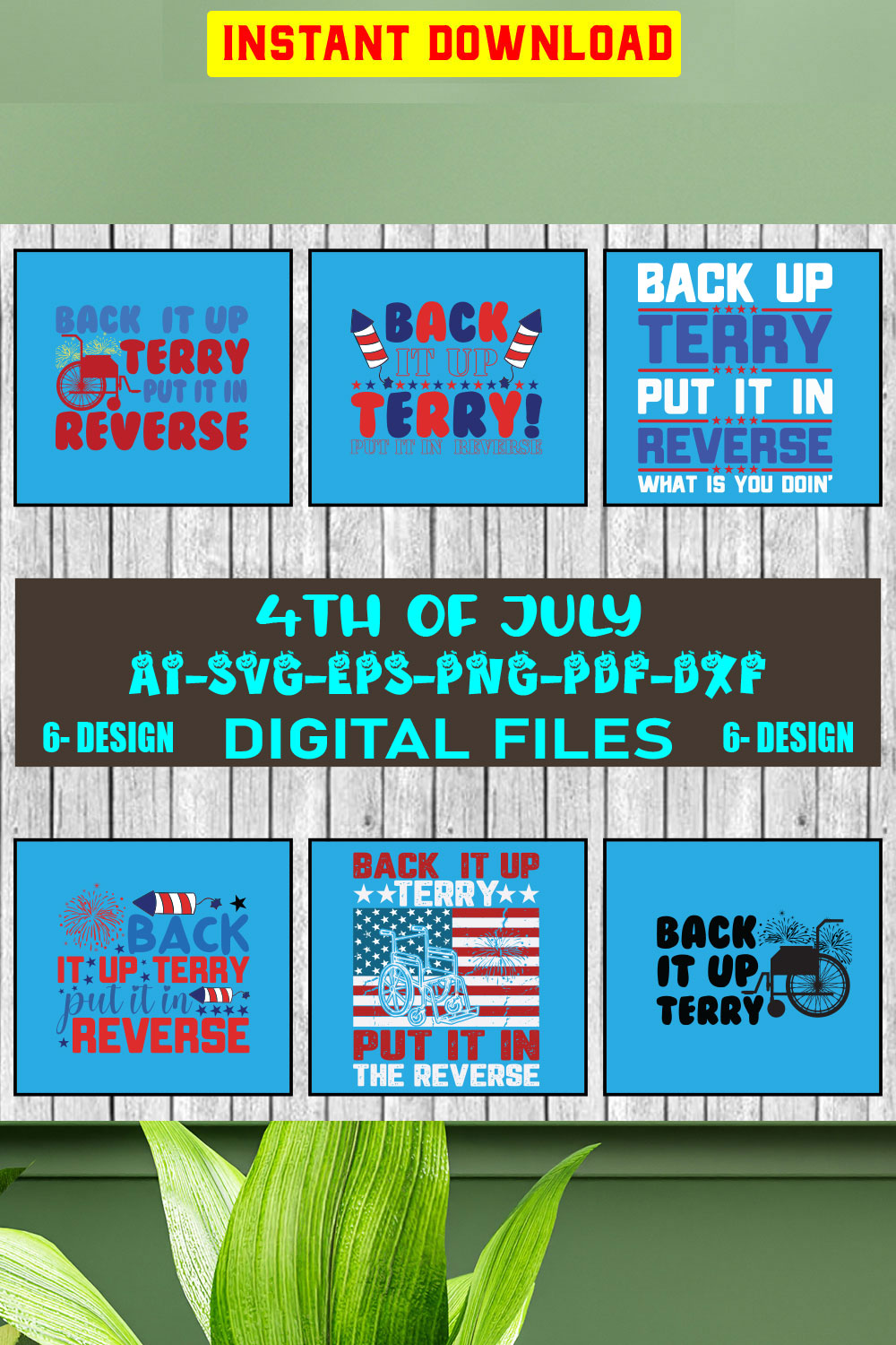 4th of july svg bundle, Fourth Of July Svg, 4th Of July Svg, America Svg, Vol-07 pinterest preview image.