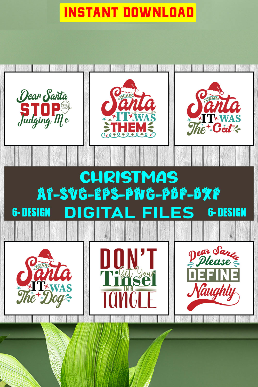 Christmas SVG Bundle Merry Christmas Svg Christmas Svg Christmas Ornaments svg Winter Svg Funny Christmas Bundle svg Vol-38 pinterest preview image.