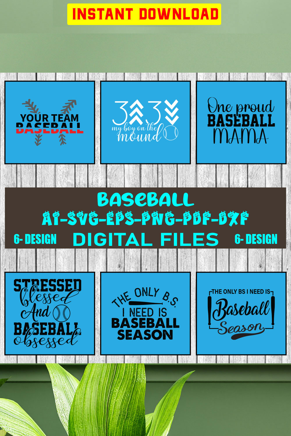 Baseball SVG Bundle,Baseball SVG,Baseball Mom SVG,Baseball Clipart,Baseball Cut Files,Sports Svg,Baseball Quote,Svg Bundle Vol-09 pinterest preview image.