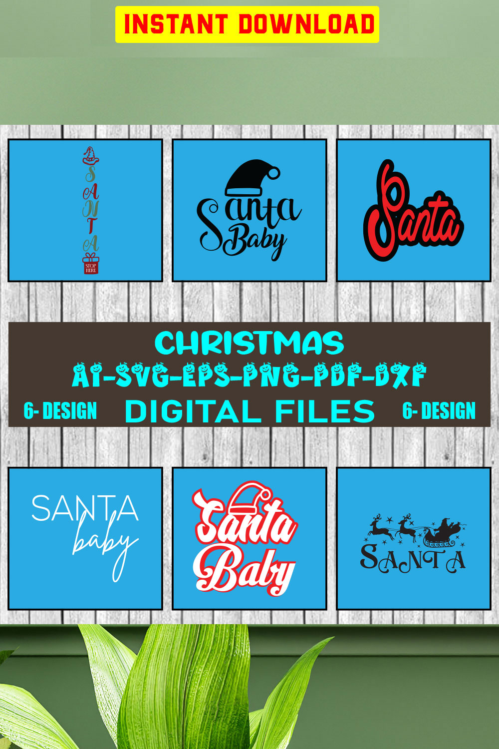 Christmas SVG Bundle Merry Christmas Svg Christmas Svg Christmas Ornaments svg Winter Svg Funny Christmas Bundle svg Vol-24 pinterest preview image.