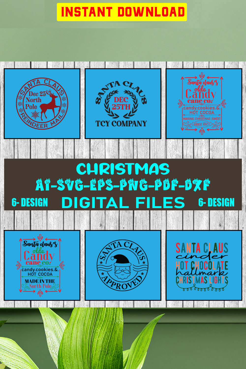 Christmas SVG Bundle Merry Christmas Svg Christmas Svg Christmas Ornaments svg Winter Svg Funny Christmas Bundle svg Vol-25 pinterest preview image.