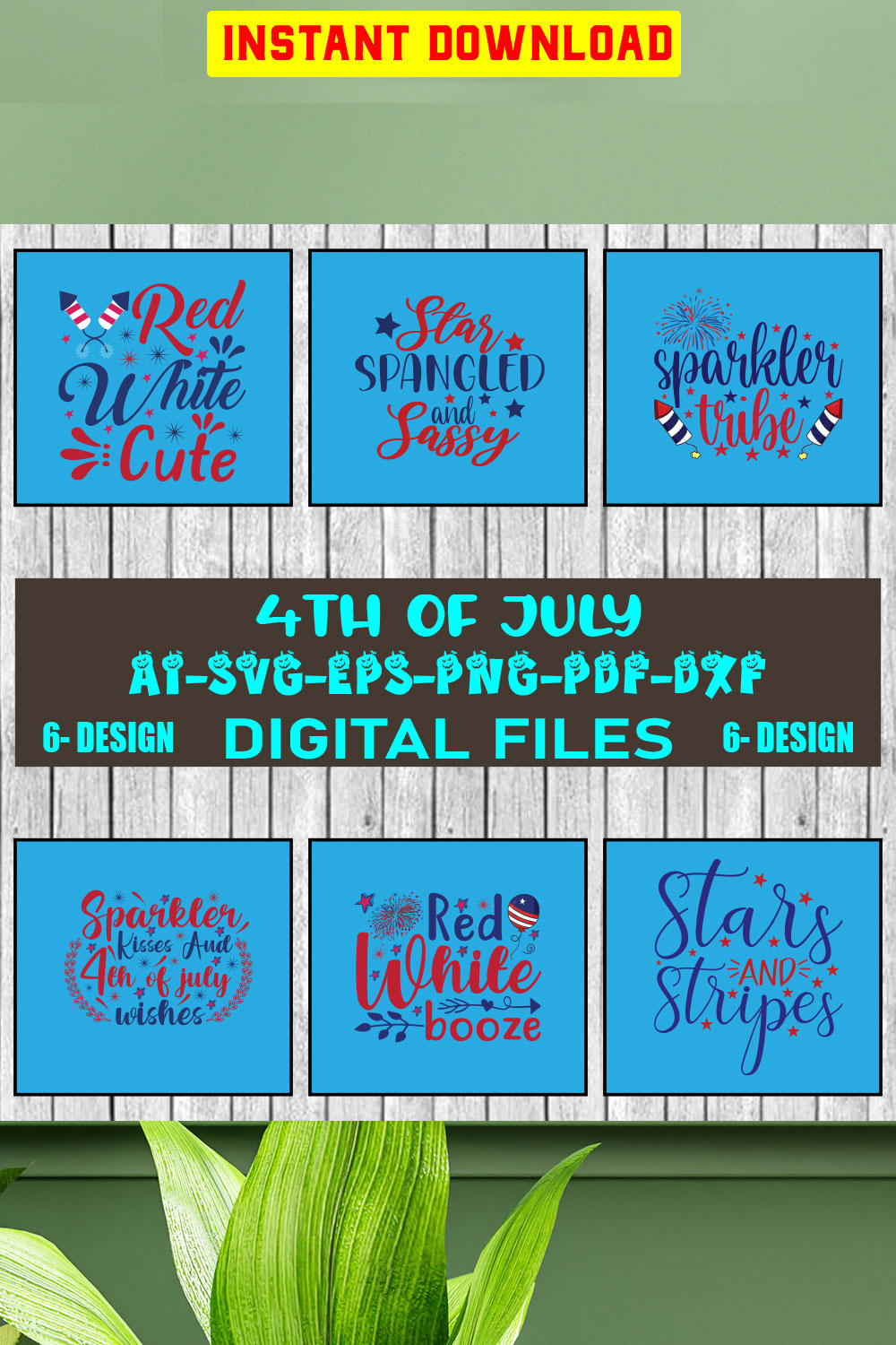 4th of july svg bundle, Fourth Of July Svg, 4th Of July Svg, America Svg, Vol-17 pinterest preview image.