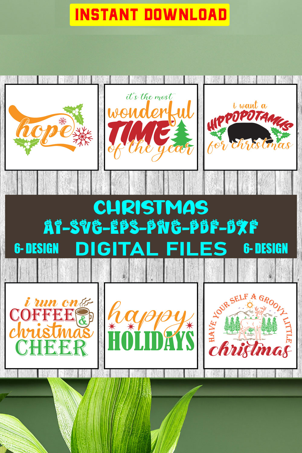 Christmas SVG Bundle Merry Christmas Svg Christmas Svg Christmas Ornaments svg Winter Svg Funny Christmas Bundle svg Vol-34 pinterest preview image.