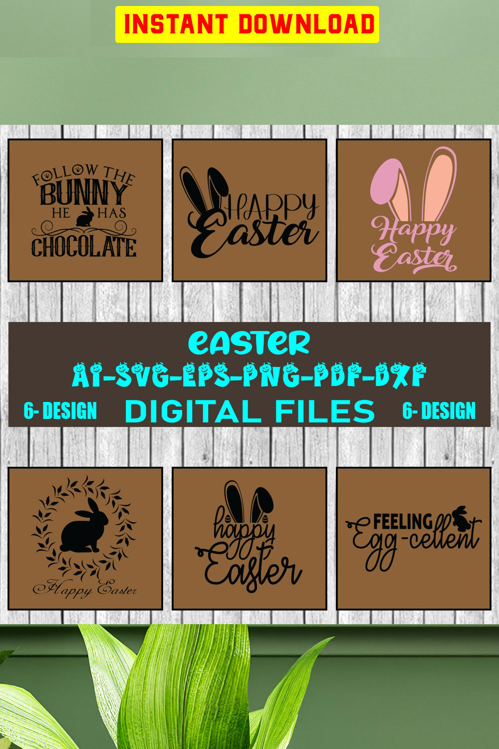 Happy Easter SVG Bundle, Easter SVG, Easter quotes, Easter Bunny