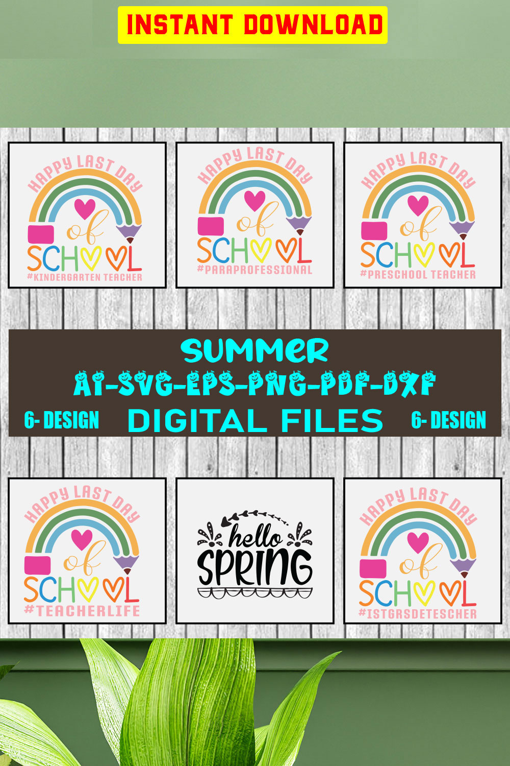 Summer Bundle SVG Files Vol-10 preview image.