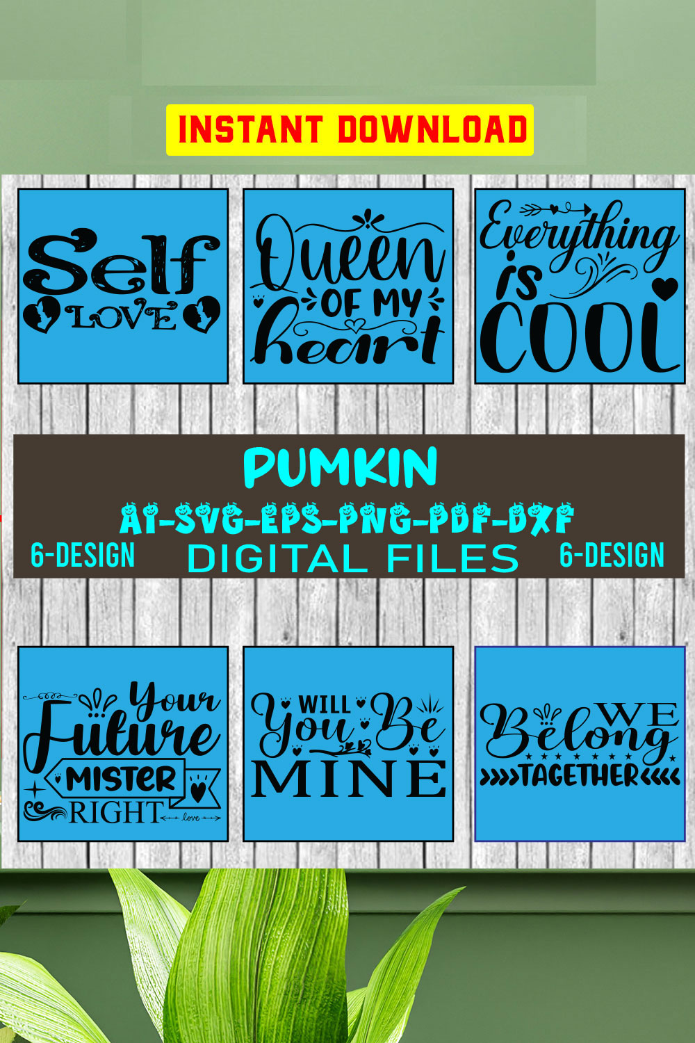 Pumkin SVG Bundle Autumn SVG Bundle, Fall Svg, Pumpkin Svg Cut Files Vol-03 pinterest preview image.