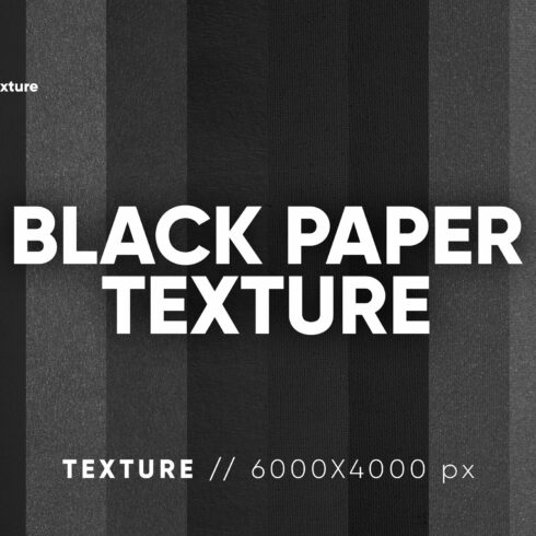 12 Black Paper Textures cover image.