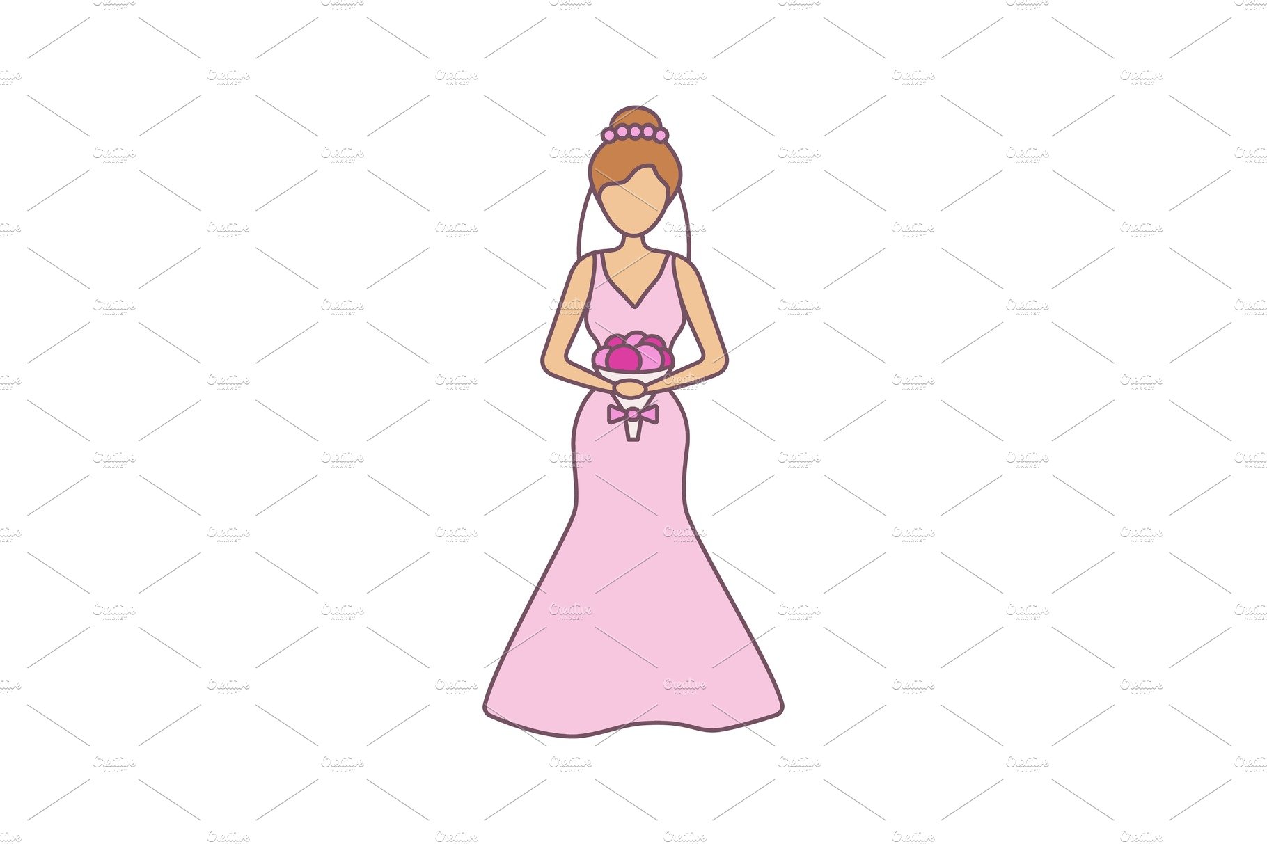 Bride color icon cover image.