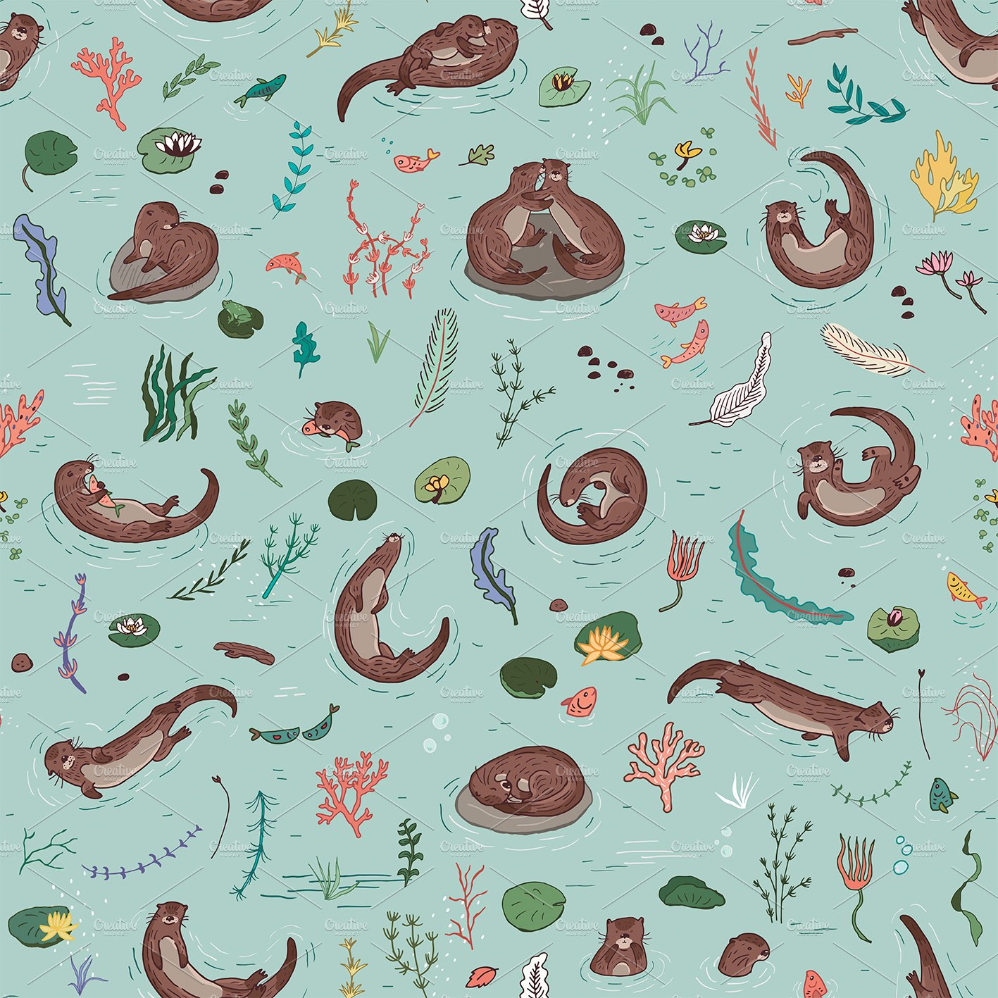 seamless color pattern 754