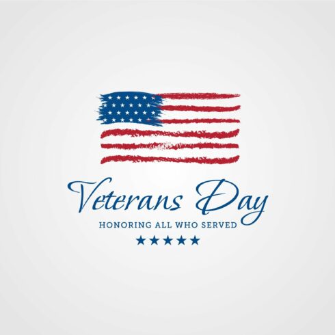 Veterans day logo cover image.
