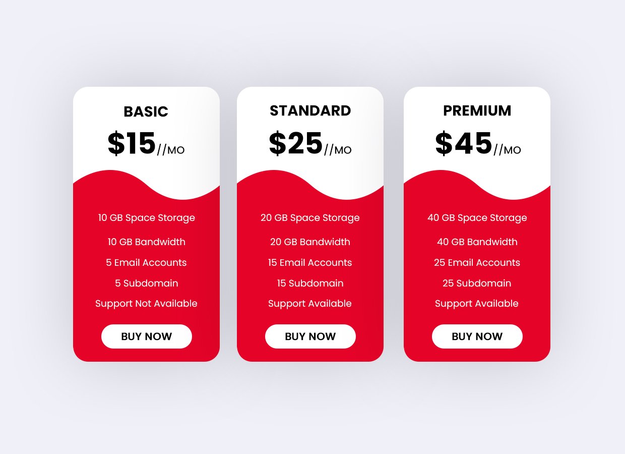 Clean Pricing Tables preview image.