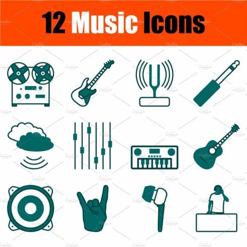Music Icon Set cover image.
