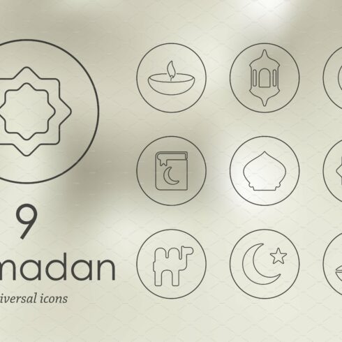 9 Ramadan icons cover image.