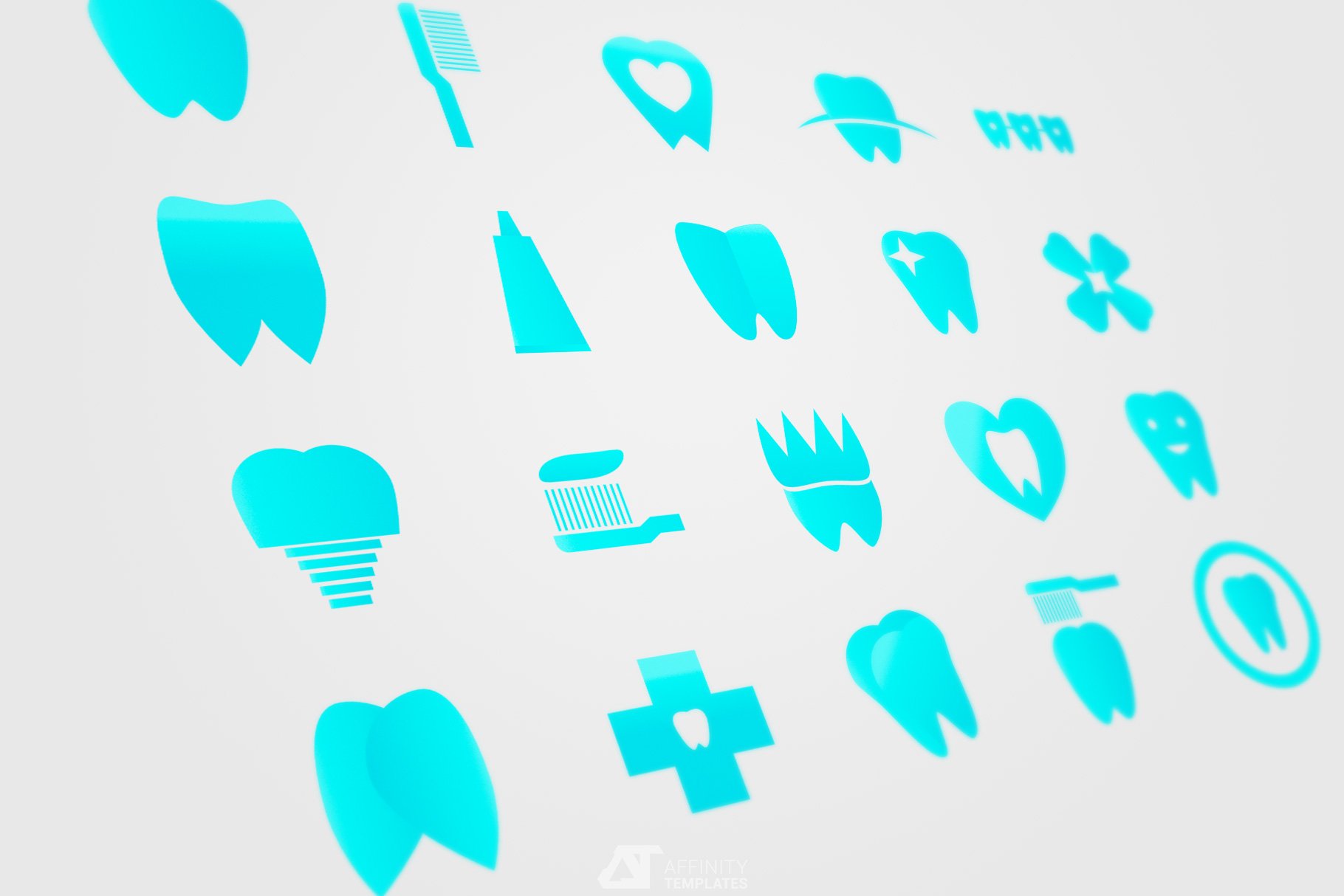Dental Care Logo Designs preview image.