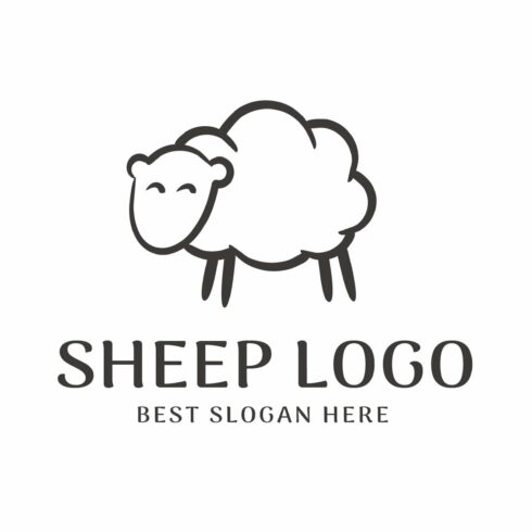 Minimal sheep logo cover image.