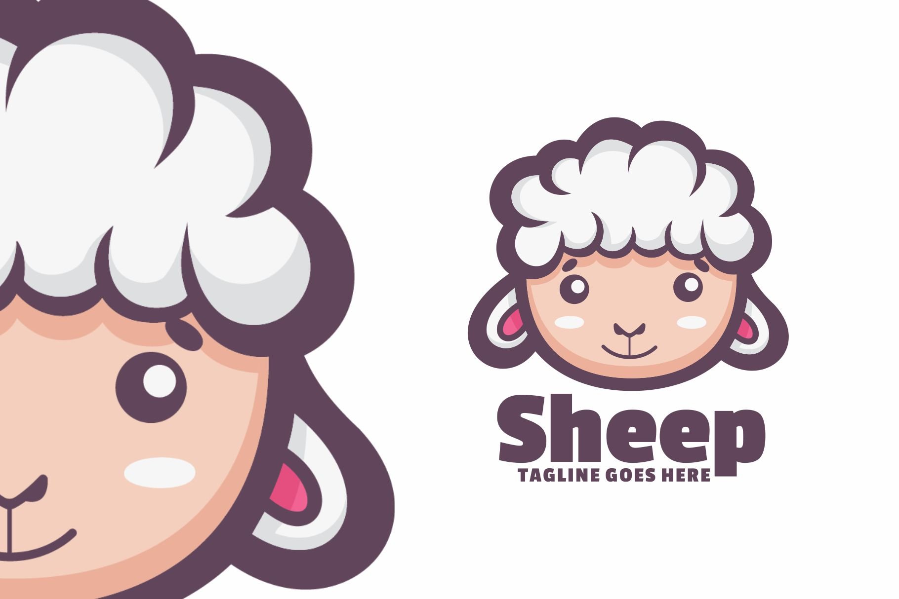 Sheep Logo Design Premade Lamb Cute Minimalistic Handmade Baby Clothes  Heart Wool Hand Drawn Brand Design - Etsy