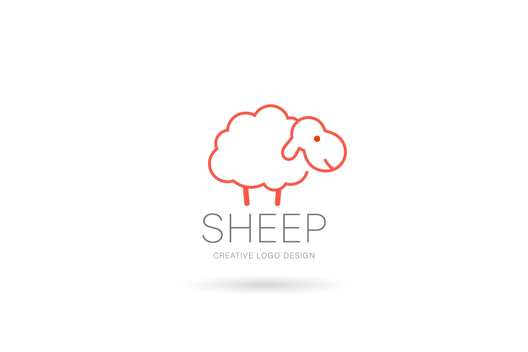 Simple Sheep Logo