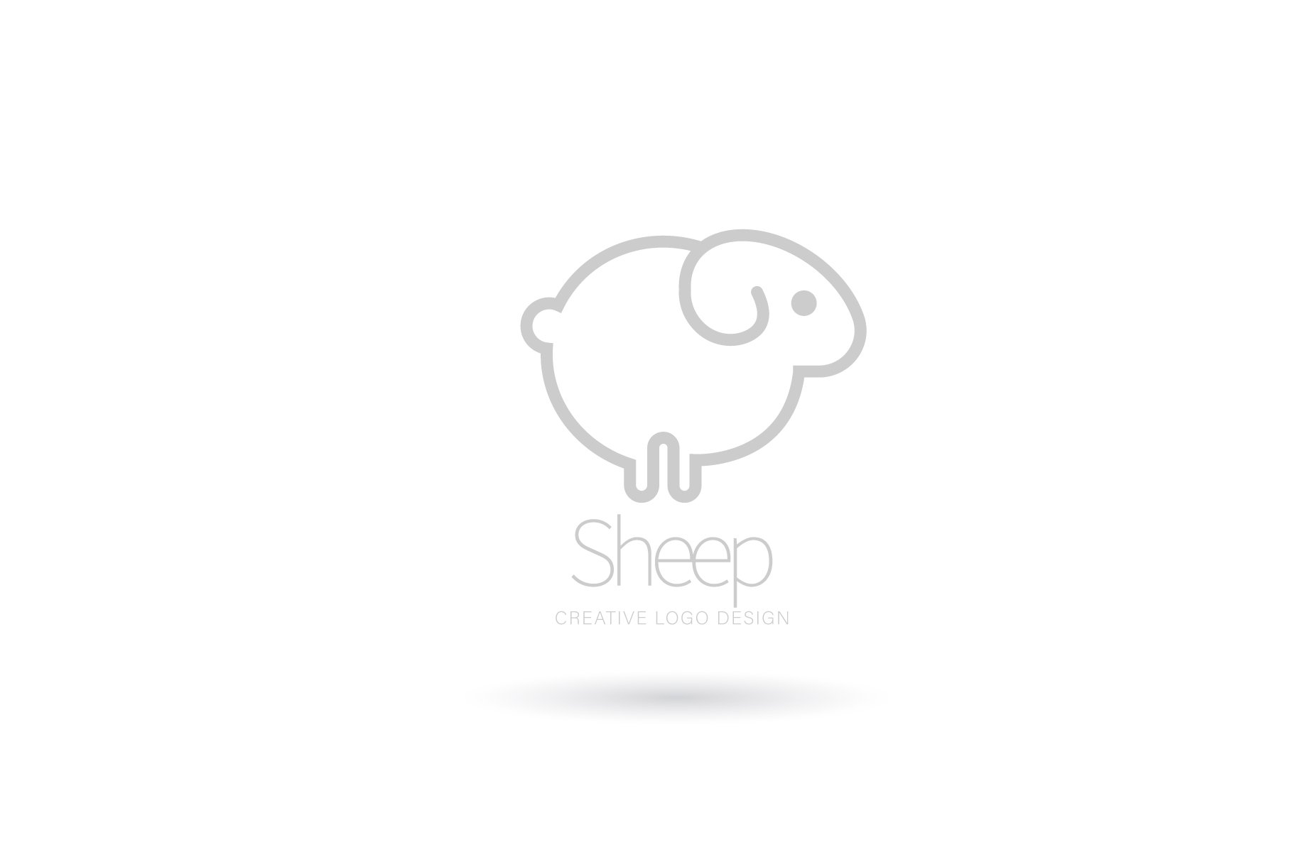 Sheep logo preview image.