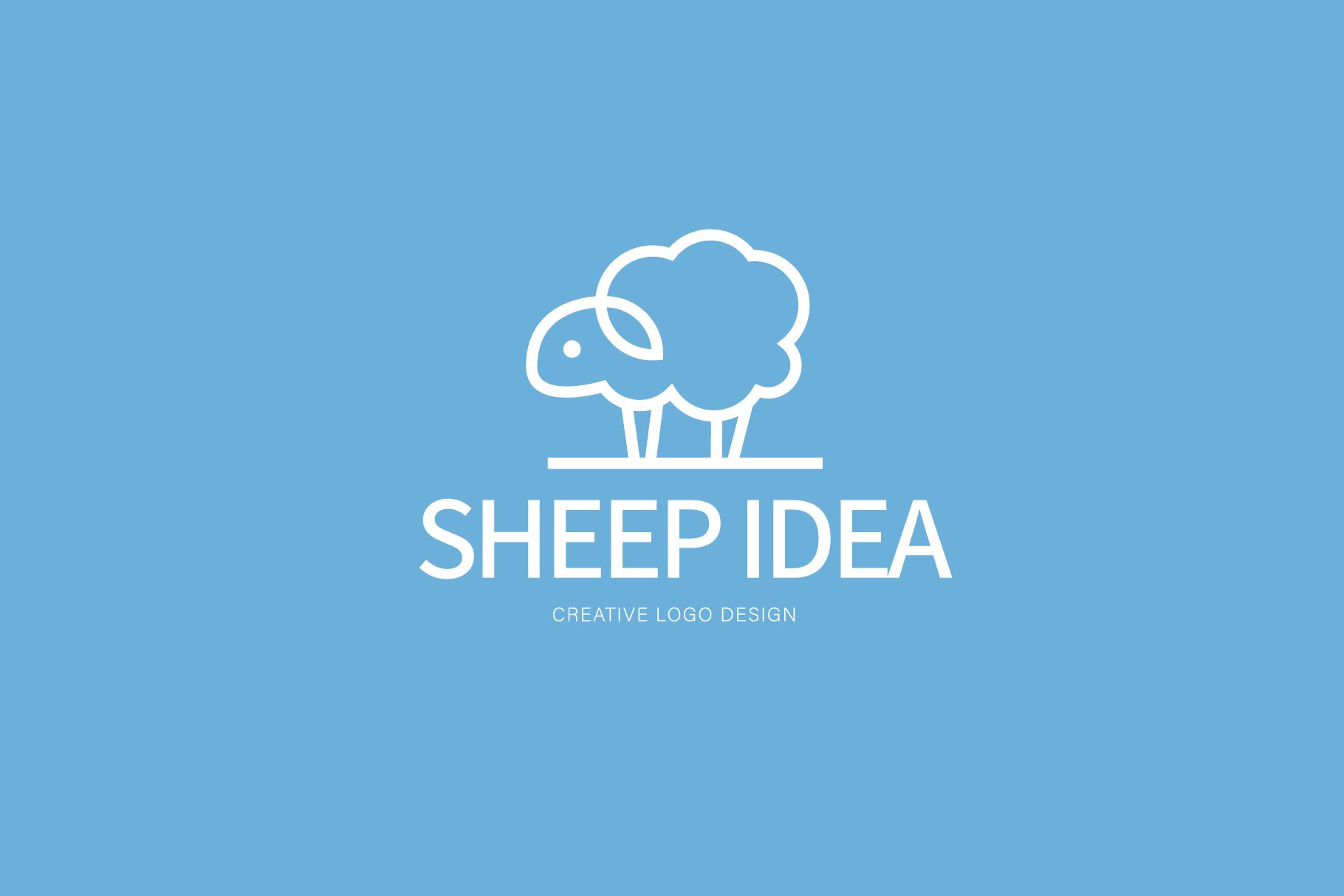 sheep logo preview image.