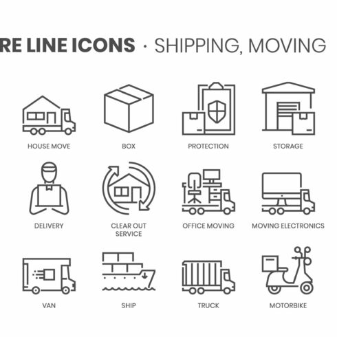 Square Line, Shipping, moving cover image.