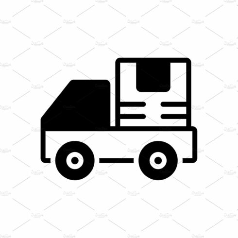 Shipping delivery icon cover image.