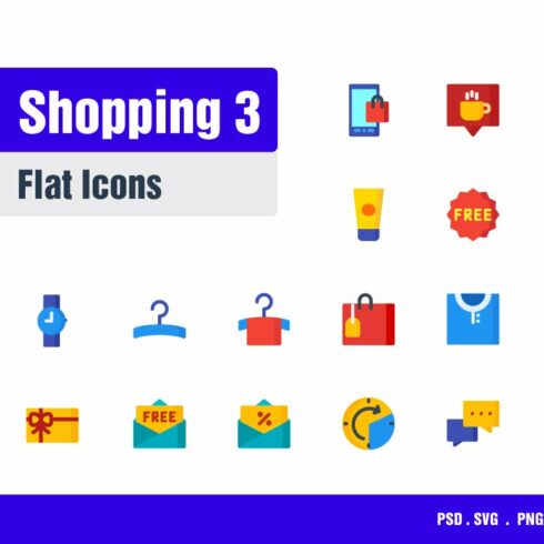 Shopping Icons #3 cover image.