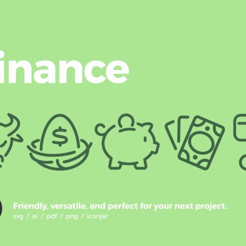 Finance Icons — Pixi Line cover image.