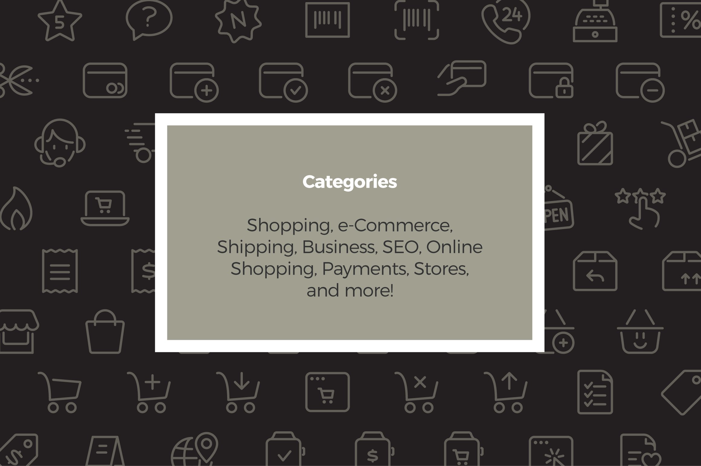 shopping icons vector line icon set 3 155
